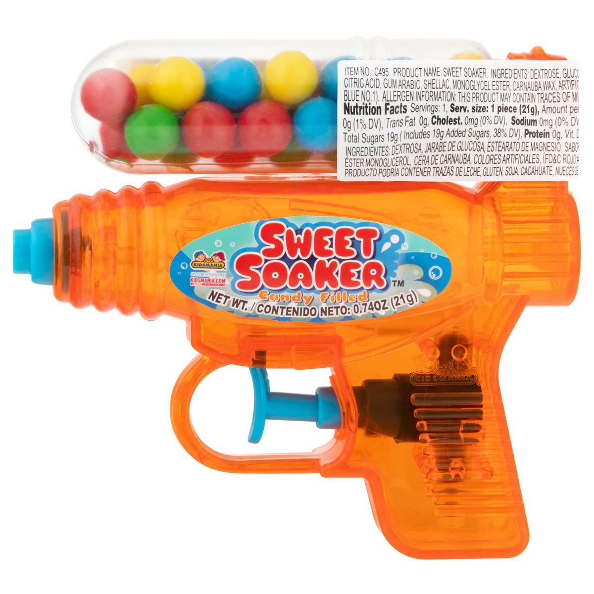 slide 1 of 2, Kidsmania Candy Filled Sweet Soaker 0.74 oz, 0.74 oz