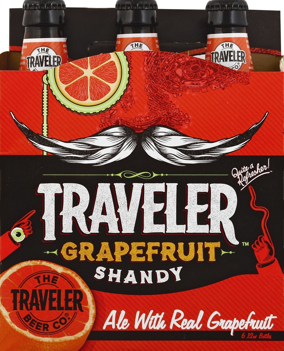 slide 4 of 4, Traveler Illusive Traveler Grapefruit Ale Bottles, 6 ct; 12 oz