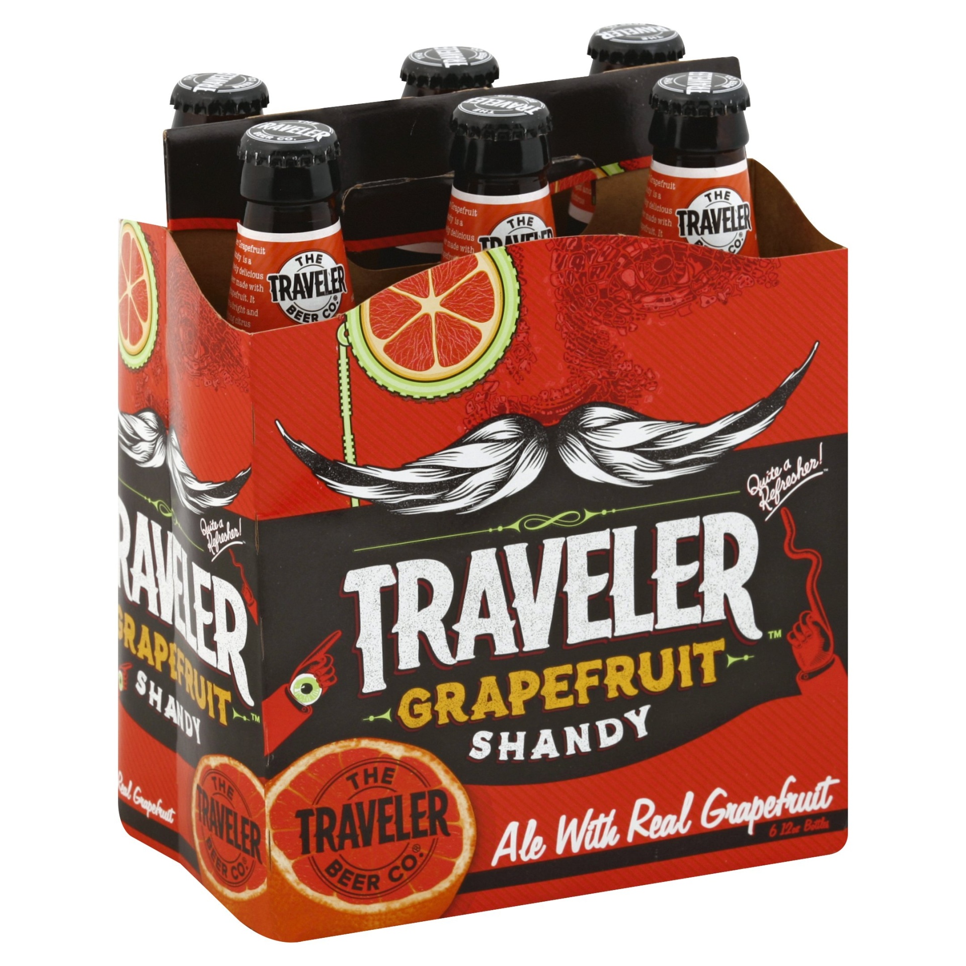 slide 1 of 4, Traveler Illusive Traveler Grapefruit Ale Bottles, 6 ct; 12 oz