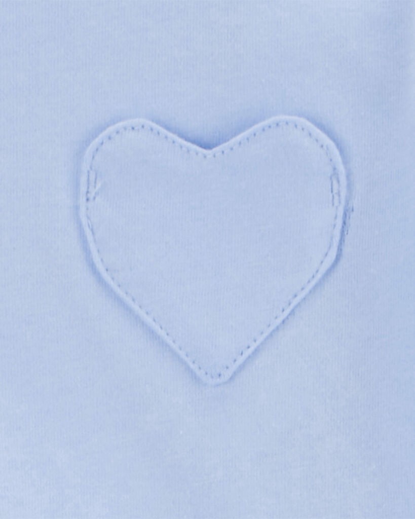 slide 2 of 2, Carter's Toddler Heart Pocket Tee Blue 3T, 1 ct