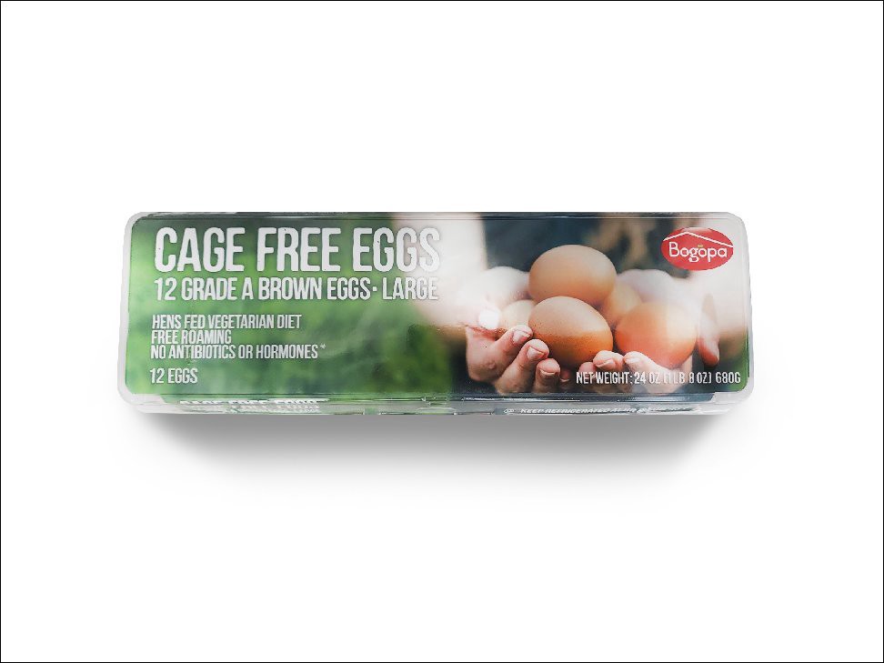 slide 1 of 1, Bogopa Cage Free Large Brown Eggs 1 Dozen, 12 ct