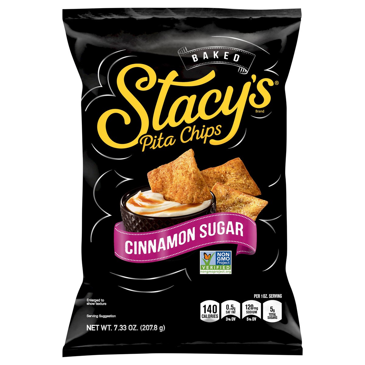 slide 1 of 3, Stacy's Baked Pita Chips Cinnamon Sugar 7.33 Oz, 7.33 oz