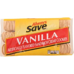 Always Save Vanilla Sandwich Creme Cookies