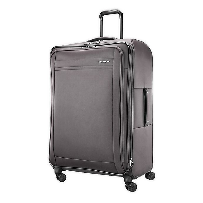 slide 1 of 1, Samsonite Signify 2 LTE Softside Spinner Checked Luggage - Charcoal, 29 in