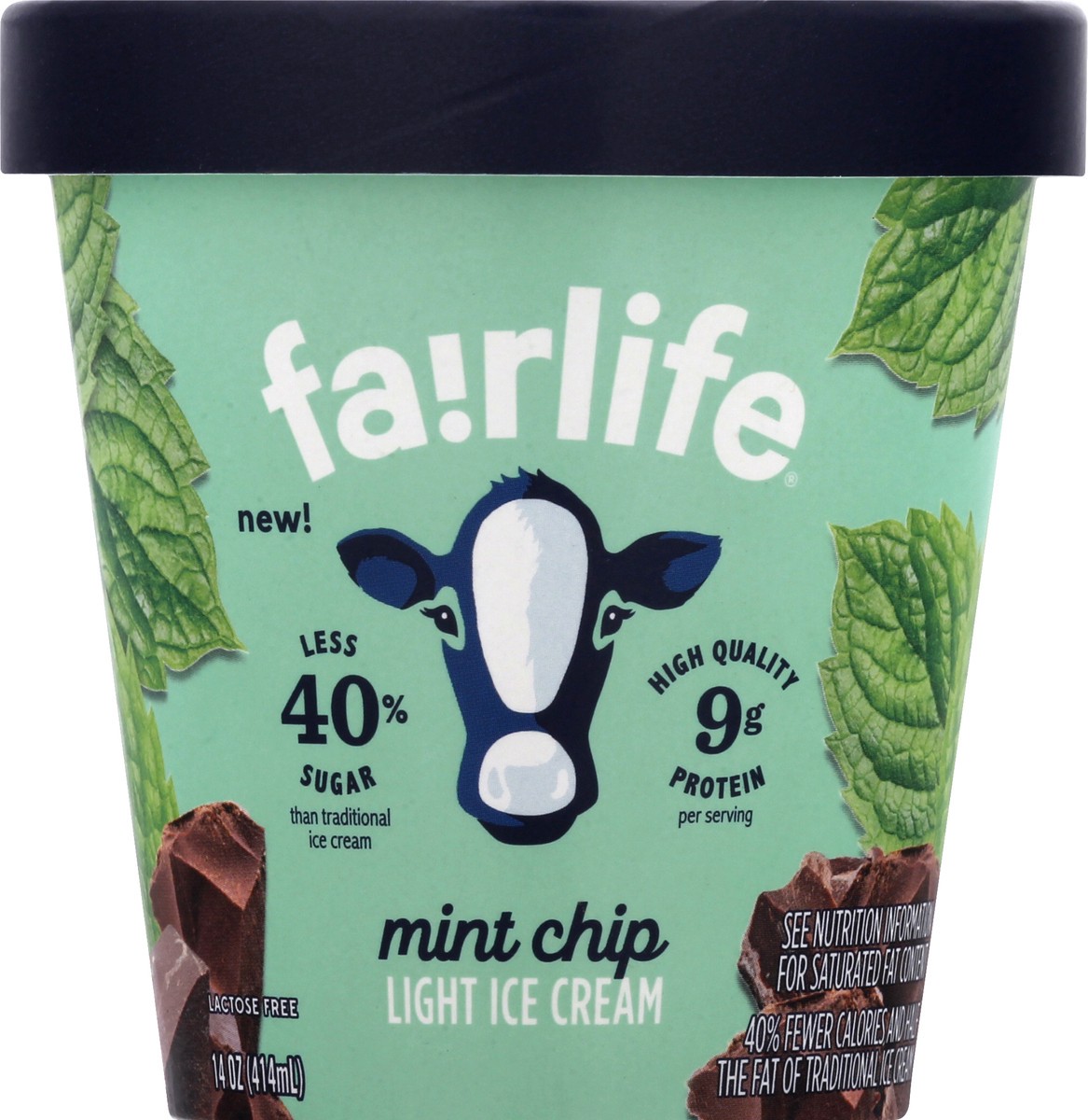 slide 2 of 13, fairlife Light Mint Chip Ice Cream 14 oz, 14 oz