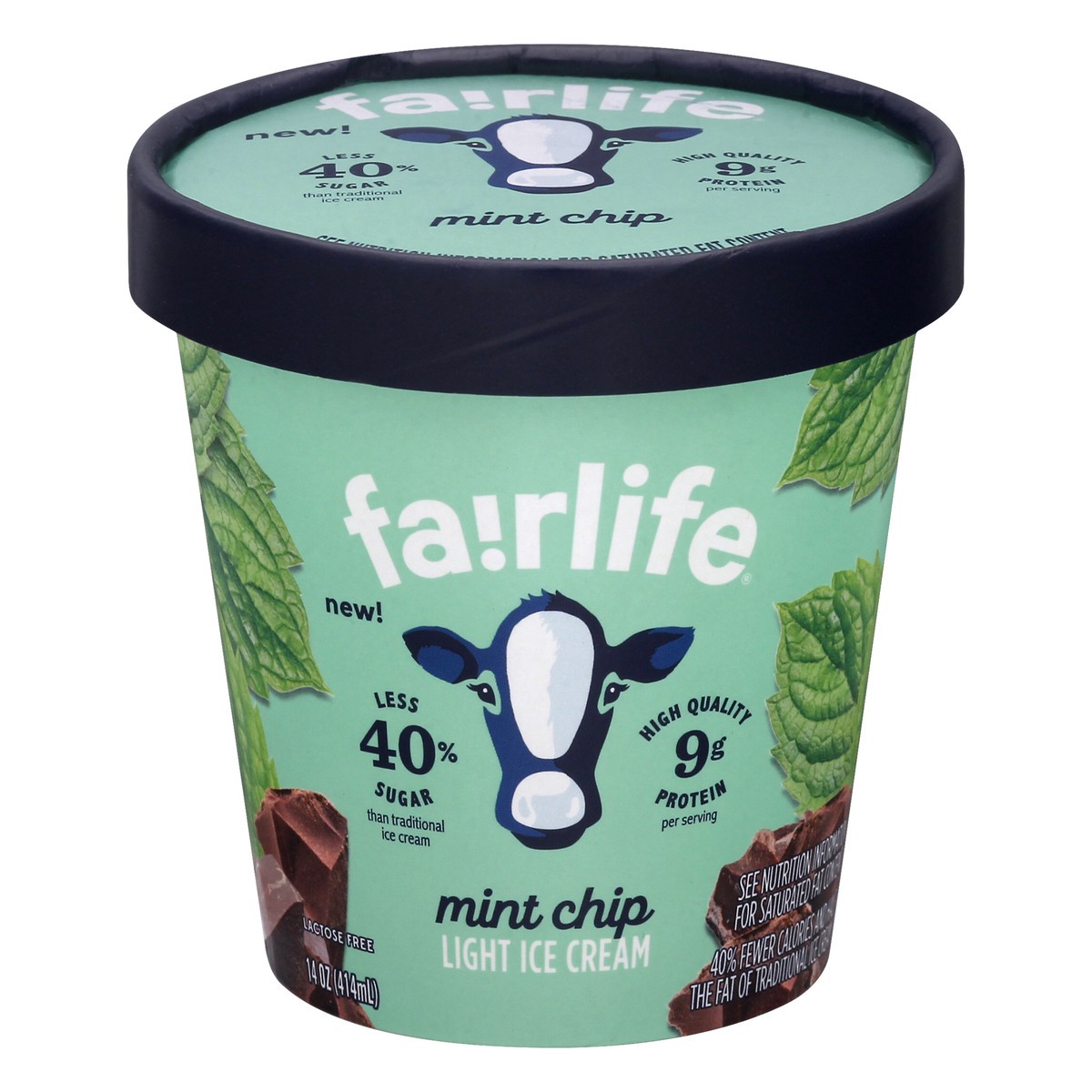 slide 9 of 13, fairlife Light Mint Chip Ice Cream 14 oz, 14 oz