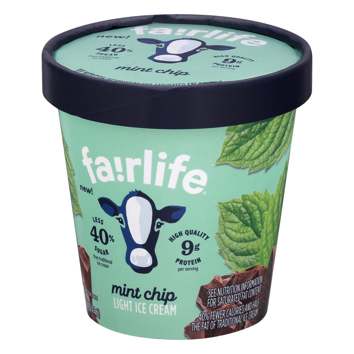slide 10 of 13, fairlife Light Mint Chip Ice Cream 14 oz, 14 oz