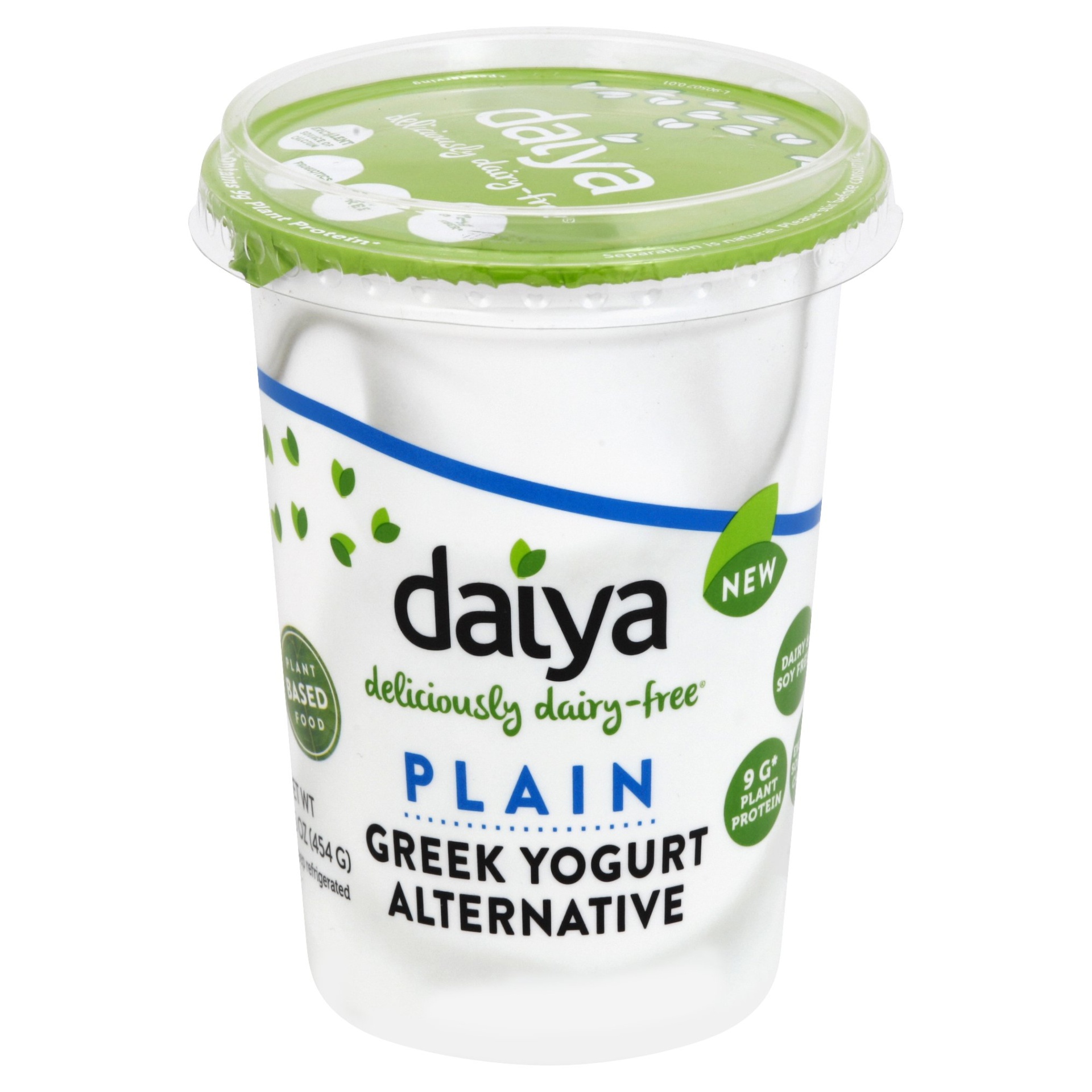 slide 1 of 1, Daiya Greek Yogurt Plain, 16 oz