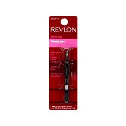 Revlon Stainless Steel Slant Tip Tweezers