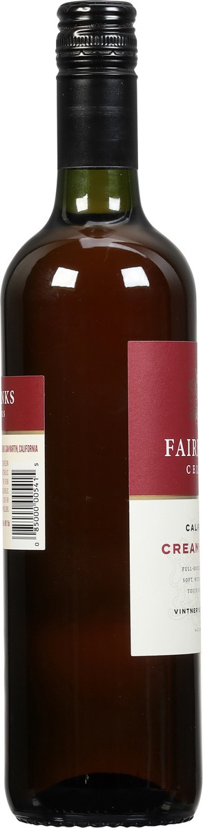 slide 6 of 10, Fairbanks Cellars Cream Sherry California Cream Sherry 750 ml, 1 ct