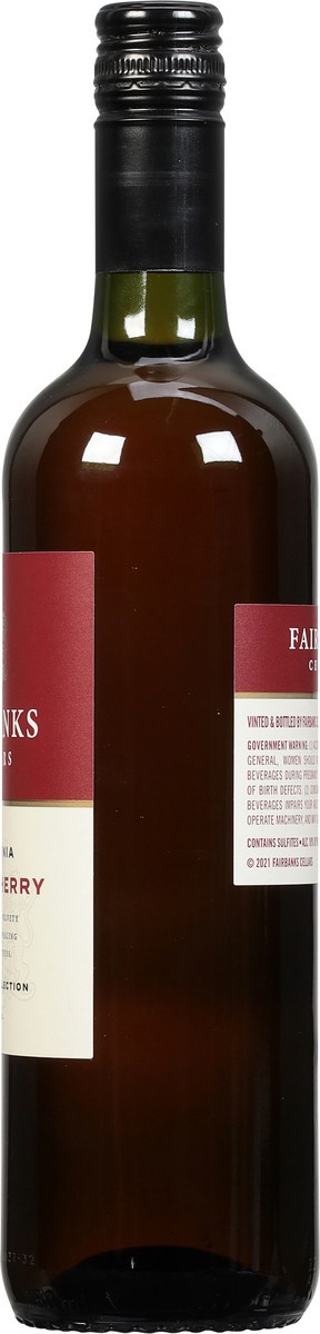 slide 8 of 10, Fairbanks Cellars Cream Sherry California Cream Sherry 750 ml, 1 ct