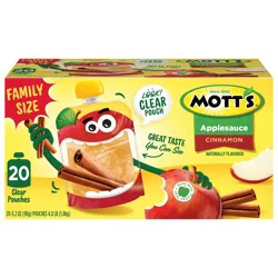 Mott''s Family Size Cinnamon Applesauce 20 ea