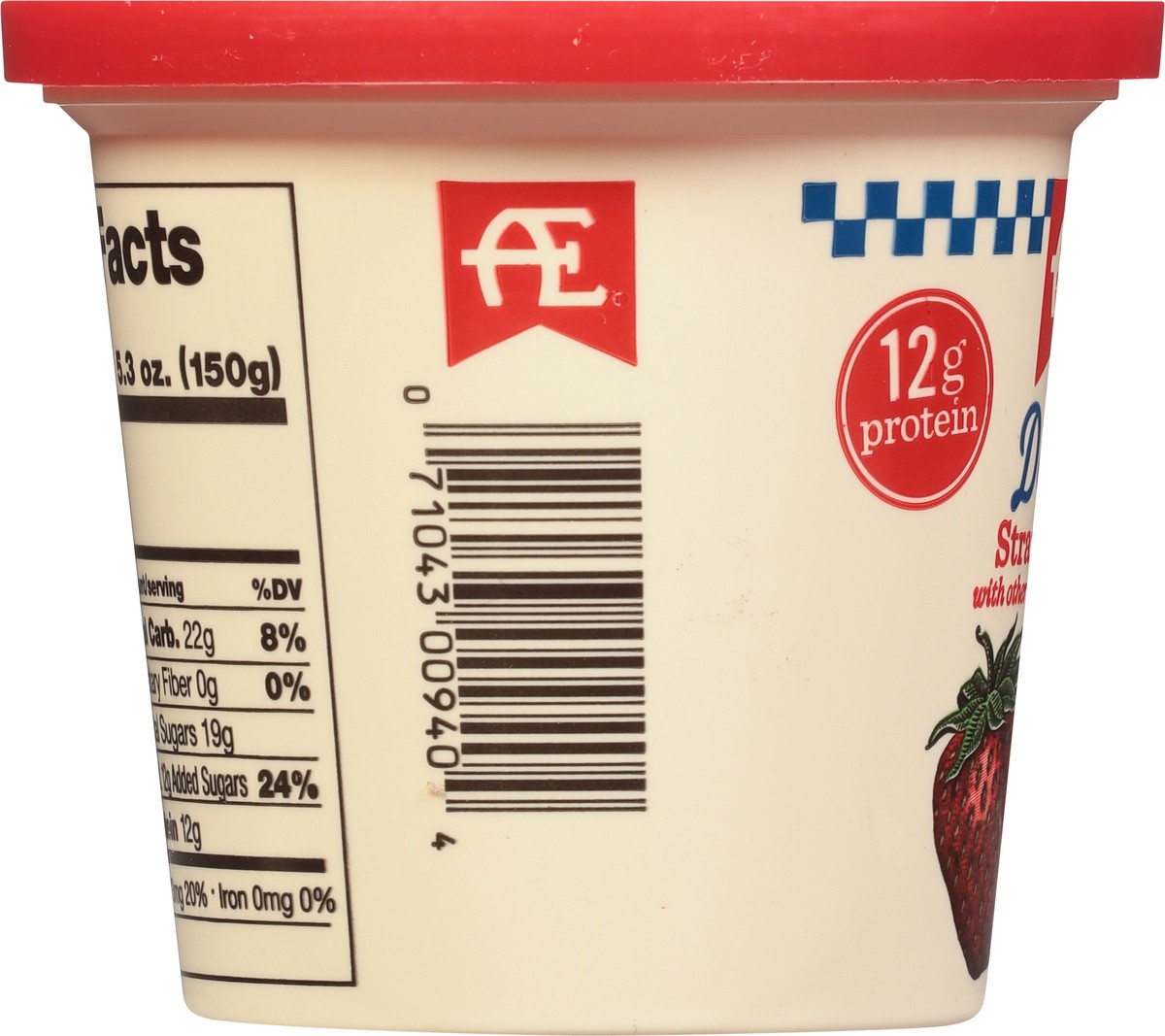 slide 7 of 9, AE Dairy Whole Milk Strawberry Yogurt 5.3 oz, 5.3 oz