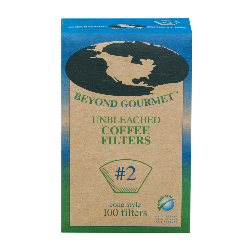 slide 1 of 1, A.V. Olsson Trading Co., Inc. Beyond Gourmet Cone Style #2 Coffee Filters Unbleached, 100 ct