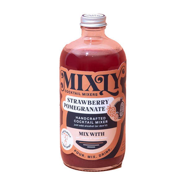 slide 1 of 1, Mixly Strawberry Pomegranate Mix, 16 fl oz