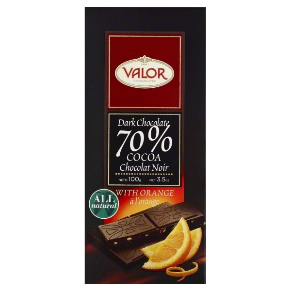 slide 1 of 1, Valor Dark Chocolate 3.5 oz, 3.5 oz