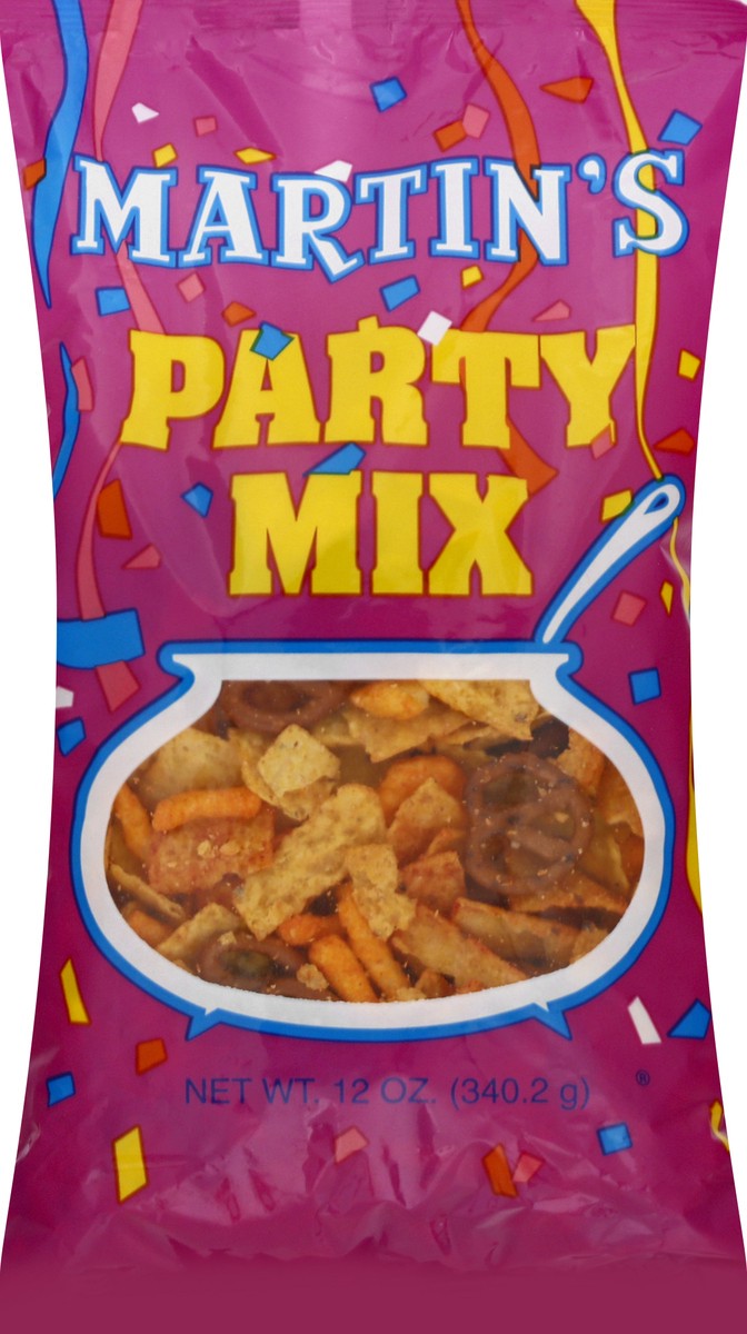 slide 1 of 9, Martin's Party Mix, 12 oz