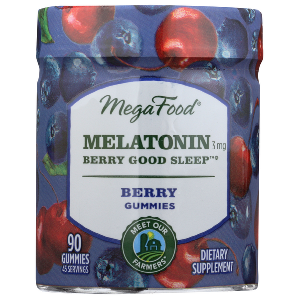 slide 1 of 1, MegaFood Gummy Berry Good Sleep, 90 ct