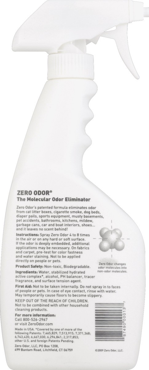 slide 3 of 3, Zero Odor Odor Eliminator 16 oz, 16 oz