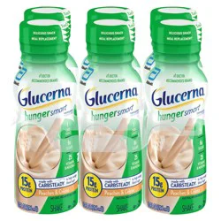 Glucerna Hunger Smart Peaches & Creme Shake Bottle - 6 ct