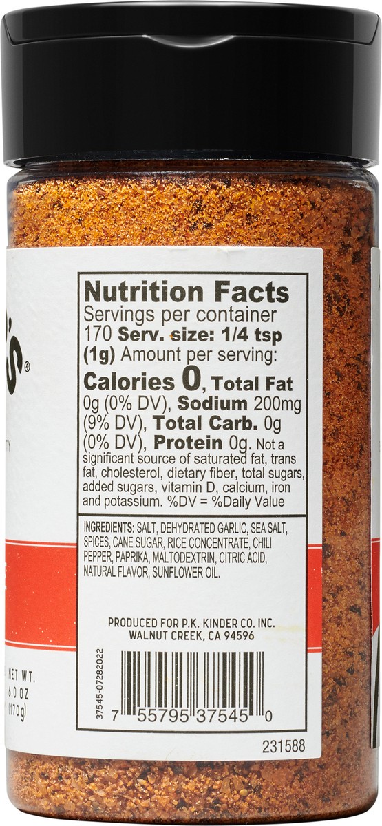 slide 3 of 4, Kinder's All Purpose Seasoning - 6 oz, 6 oz