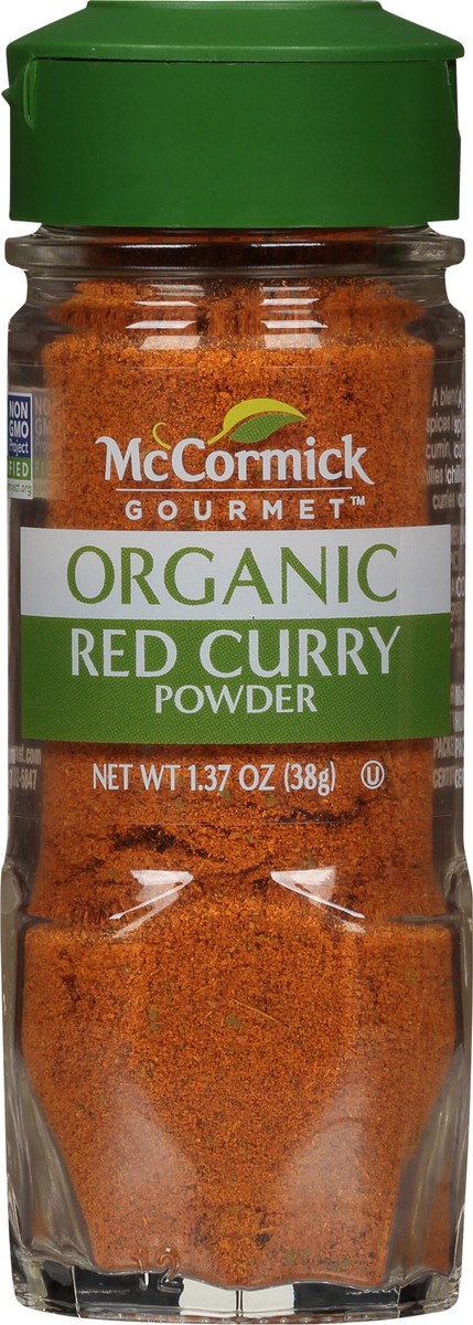 slide 5 of 7, McCormick Gourmet Organic Red Curry Powder, 1.37 oz, 1.37 oz