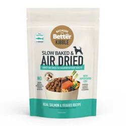 Because It's Better Slow Baked & Air Dried Real Salmon & Veggies Recipe Dog Food 1 lb