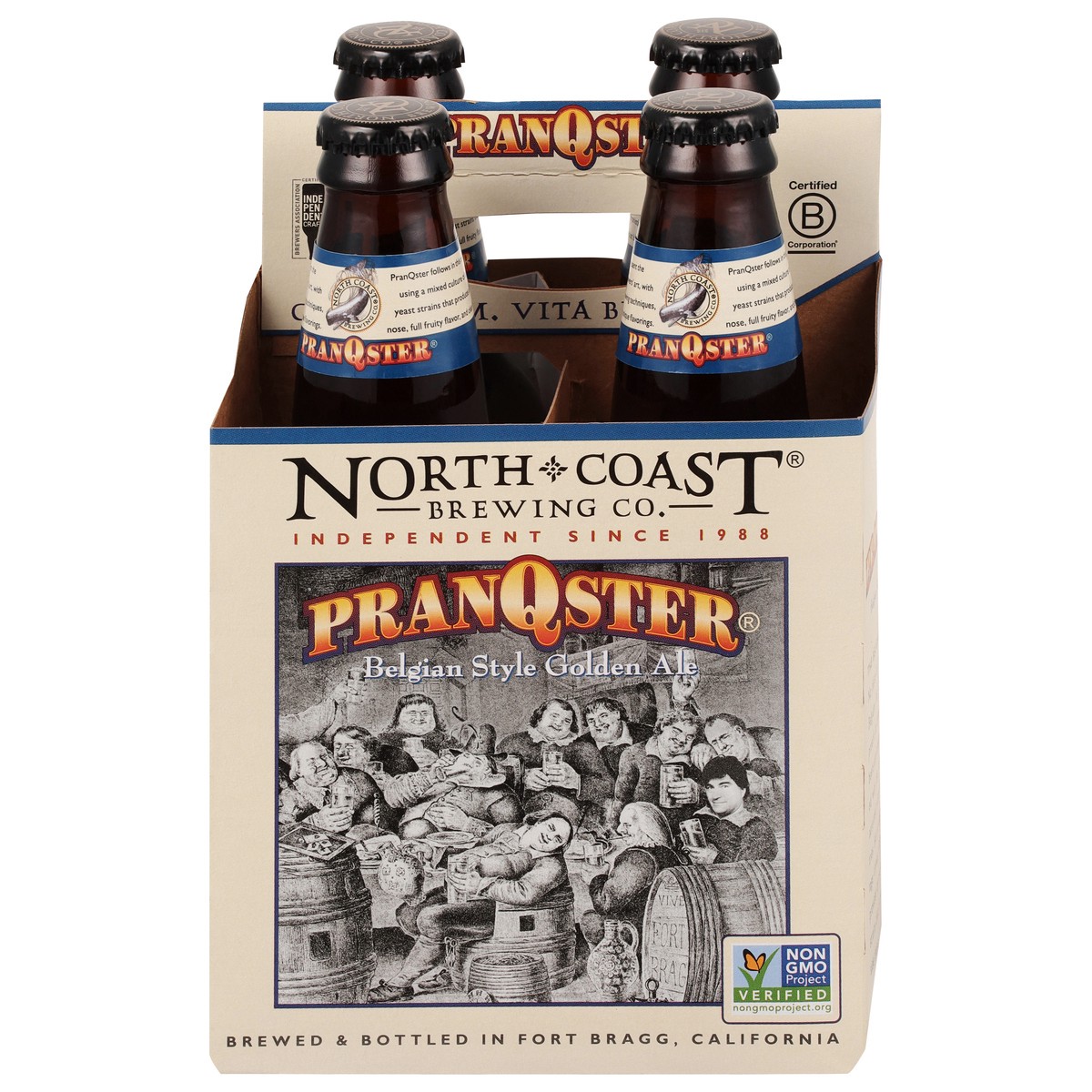 slide 1 of 1, North Coast Brewing Co. Belgian Style Golden Ale Pranqster Beer 4 - 12 oz Bottles, 4 ct; 12 oz