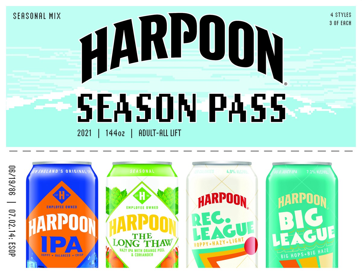 slide 1 of 7, Harpoon Brewery Beer, Seasonal Mix, Season Pass, 12 ct; 12 oz