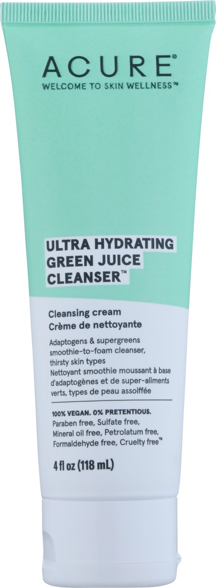 slide 1 of 11, ACURE Ultra Hydrating Green Juice Cleanser 4 fl oz, 4 fl oz