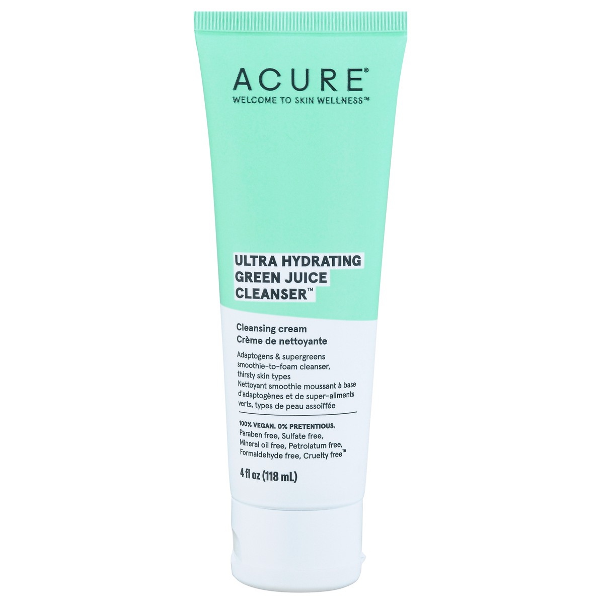 slide 1 of 1, ACURE Ultra Hydrating Green Juice Cleanser, 4 fl oz