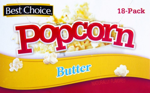 slide 1 of 1, Best Choice Butter Microwave Popcorn, 18 ct