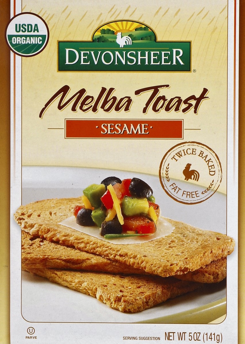 slide 1 of 5, Devonsheer Melba Toast 5 oz, 5 oz