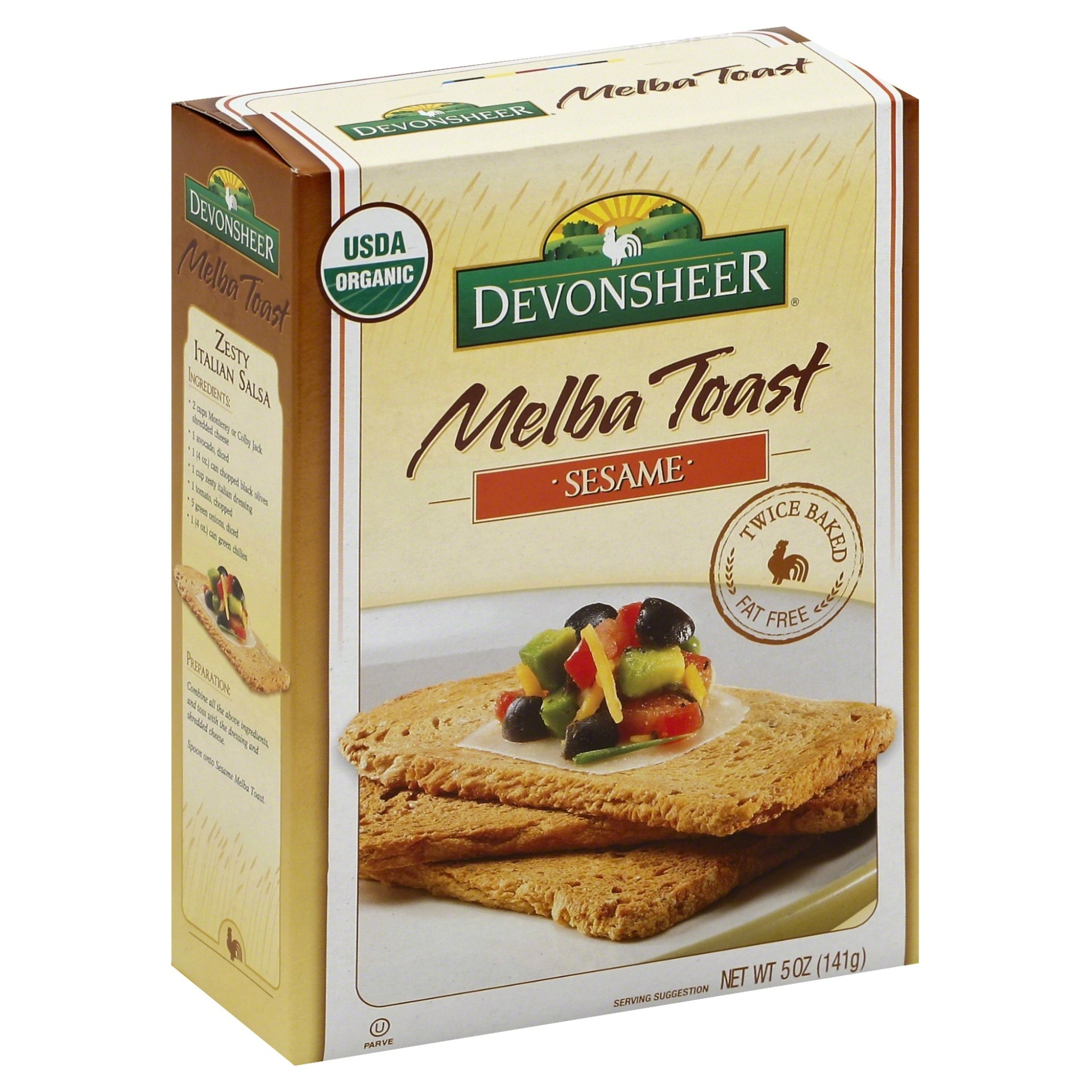 slide 1 of 5, Devonsheer Melba Toast 5 oz, 5 oz