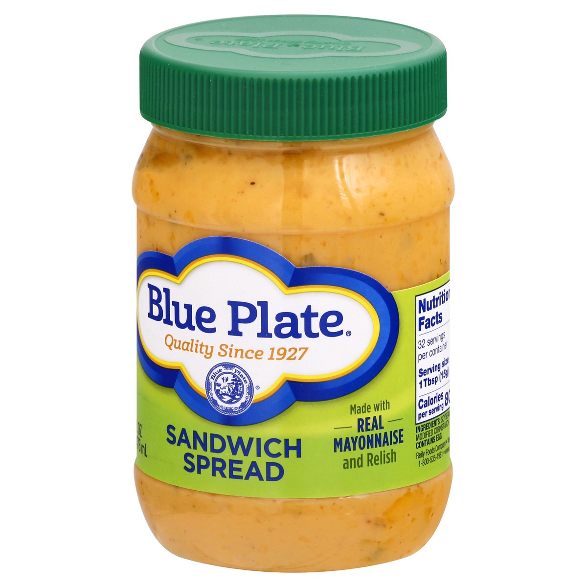 slide 2 of 13, Blue Plate Sandwich Spread 16 oz, 16 oz