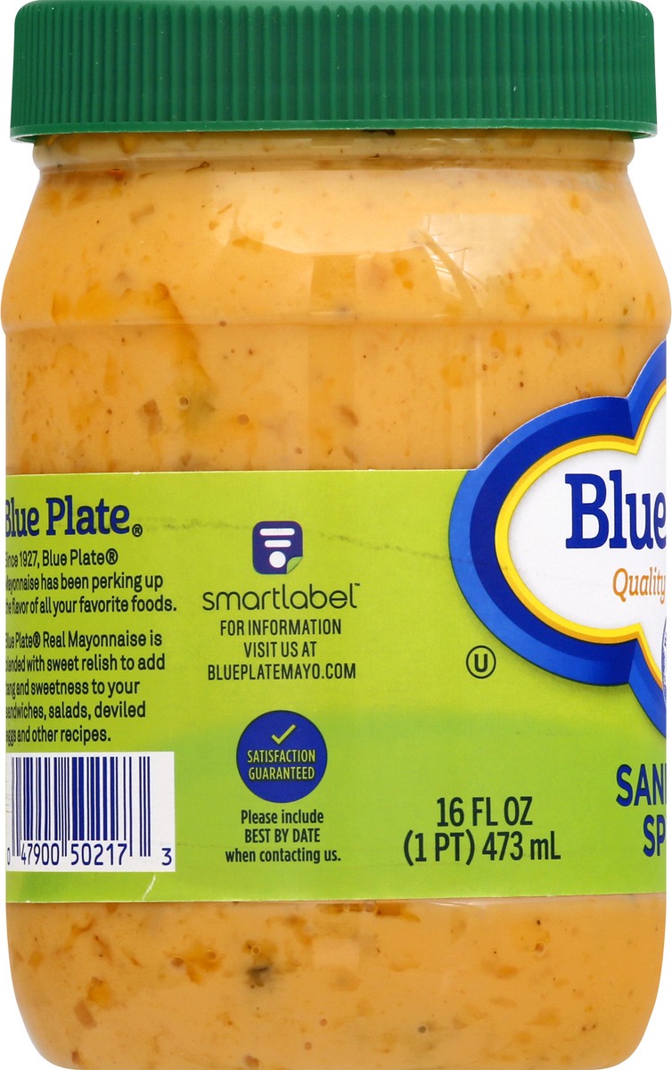 slide 11 of 13, Blue Plate Sandwich Spread 16 oz, 16 oz