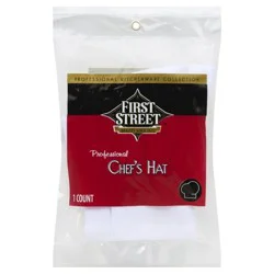 First Street White Chef Hat
