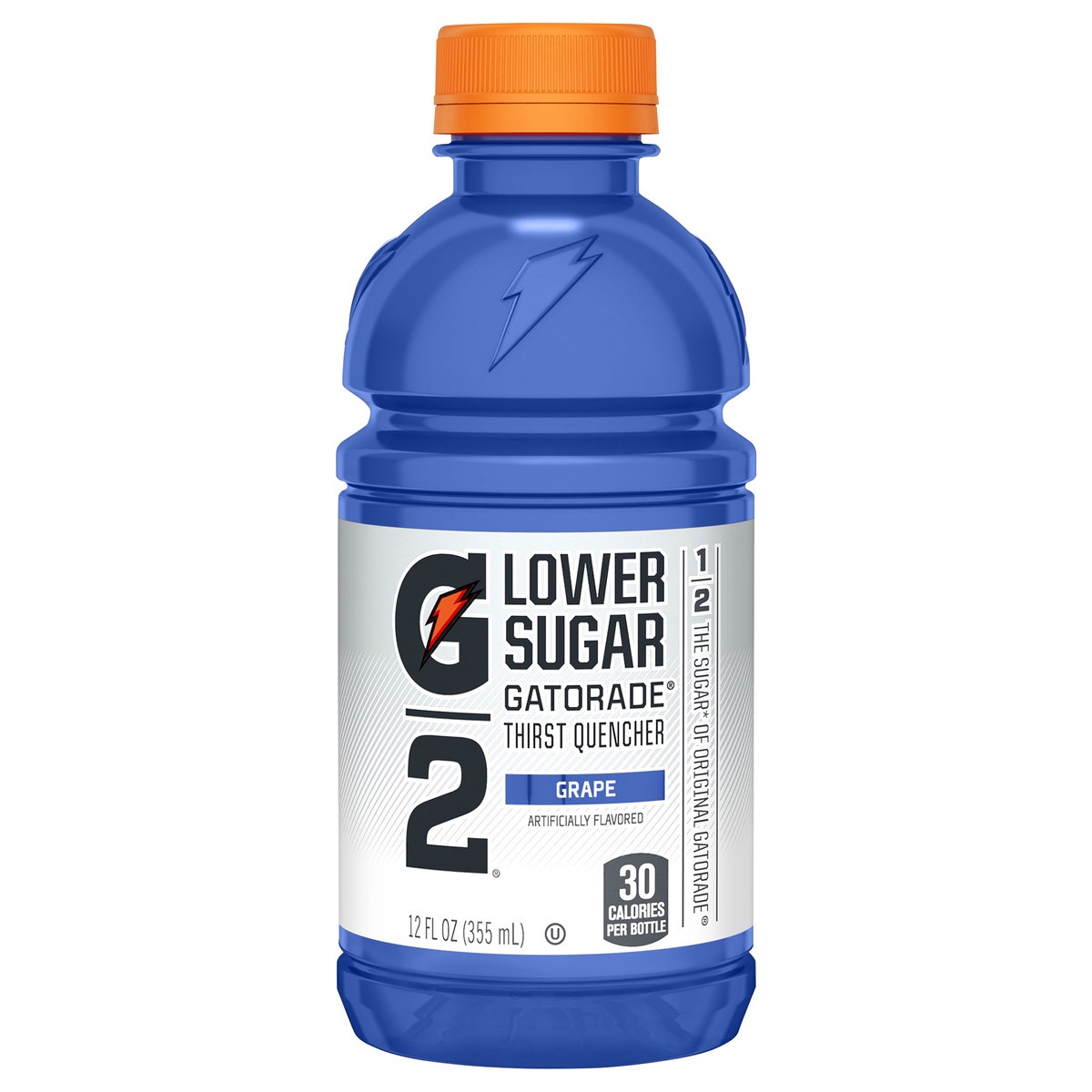 slide 5 of 7, G2 Lower Sugar Thirst Quencher Grape Artificially Flavored 12 Fl Oz, 12 fl oz