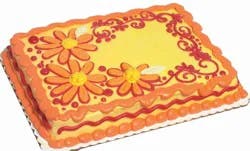 1/2 Sheet Whip Topping Marble Cake