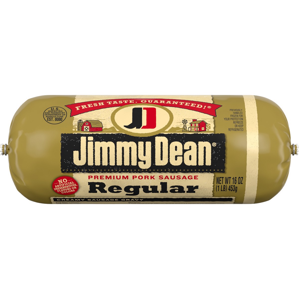 slide 5 of 5, Jimmy Dean Premium Pork Regular Breakfast Sausage Roll, 16 ounces, 16 oz