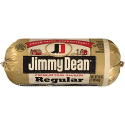 Jimmy Dean Premium Pork Regular Breakfast Sausage Roll, 16 ounces