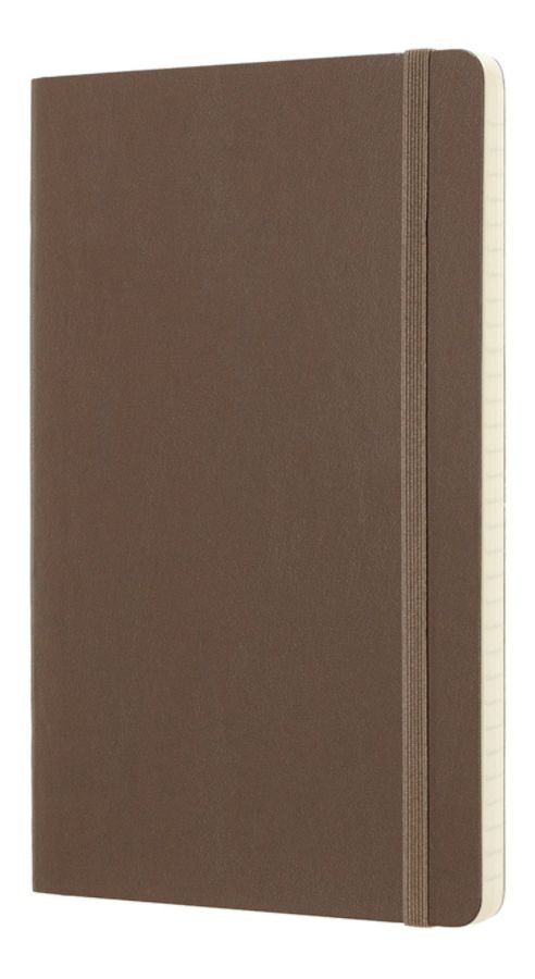 slide 2 of 5, Moleskine Classic Soft Cover Notebook, Earth Brown, 120 ct; 5 in x 8 1/4 in