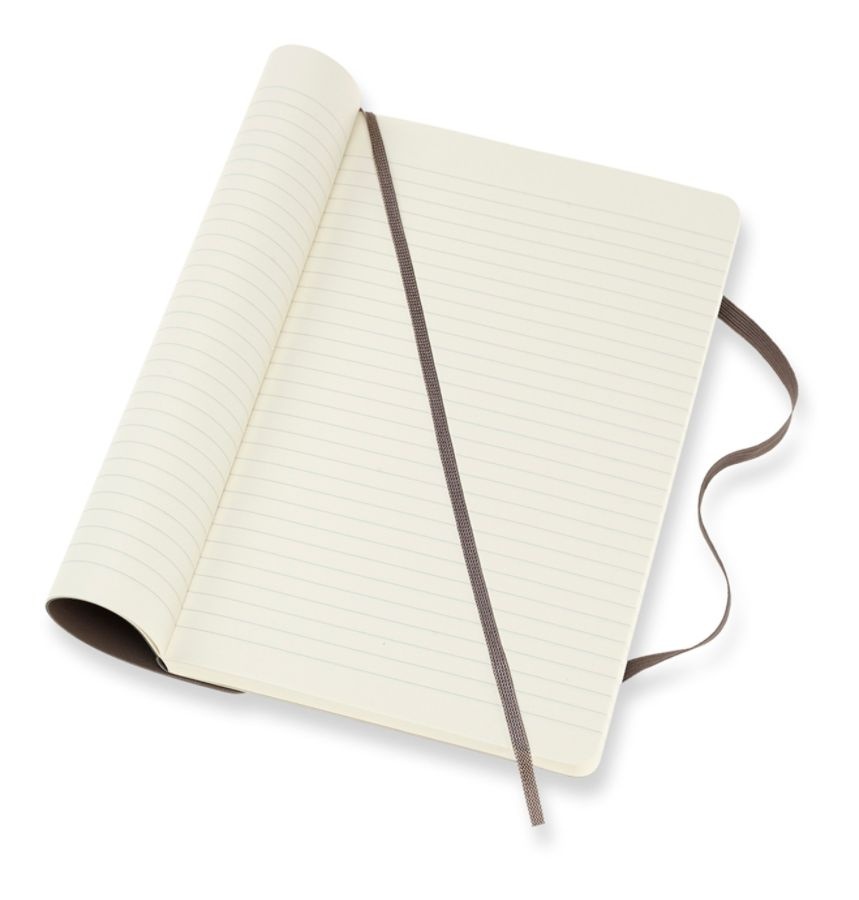 slide 4 of 5, Moleskine Classic Soft Cover Notebook, Earth Brown, 120 ct; 5 in x 8 1/4 in