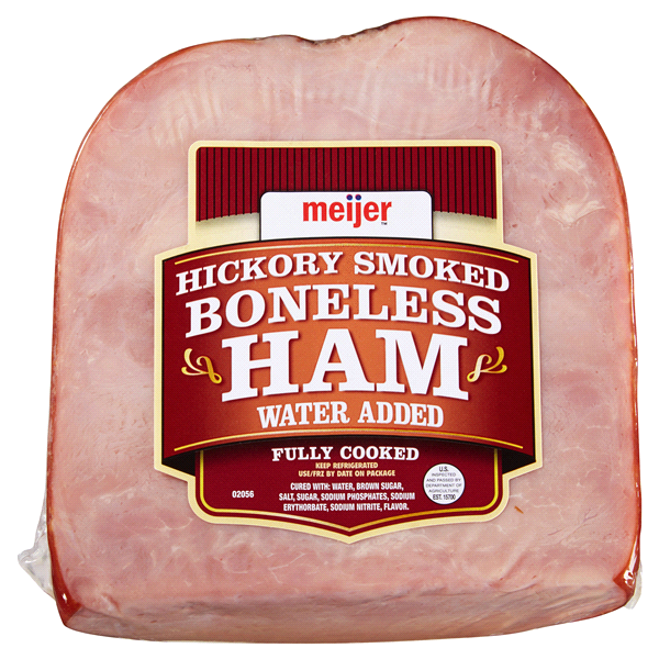 slide 1 of 1, Meijer Boneless Hickory Smoked  Ham, per lb