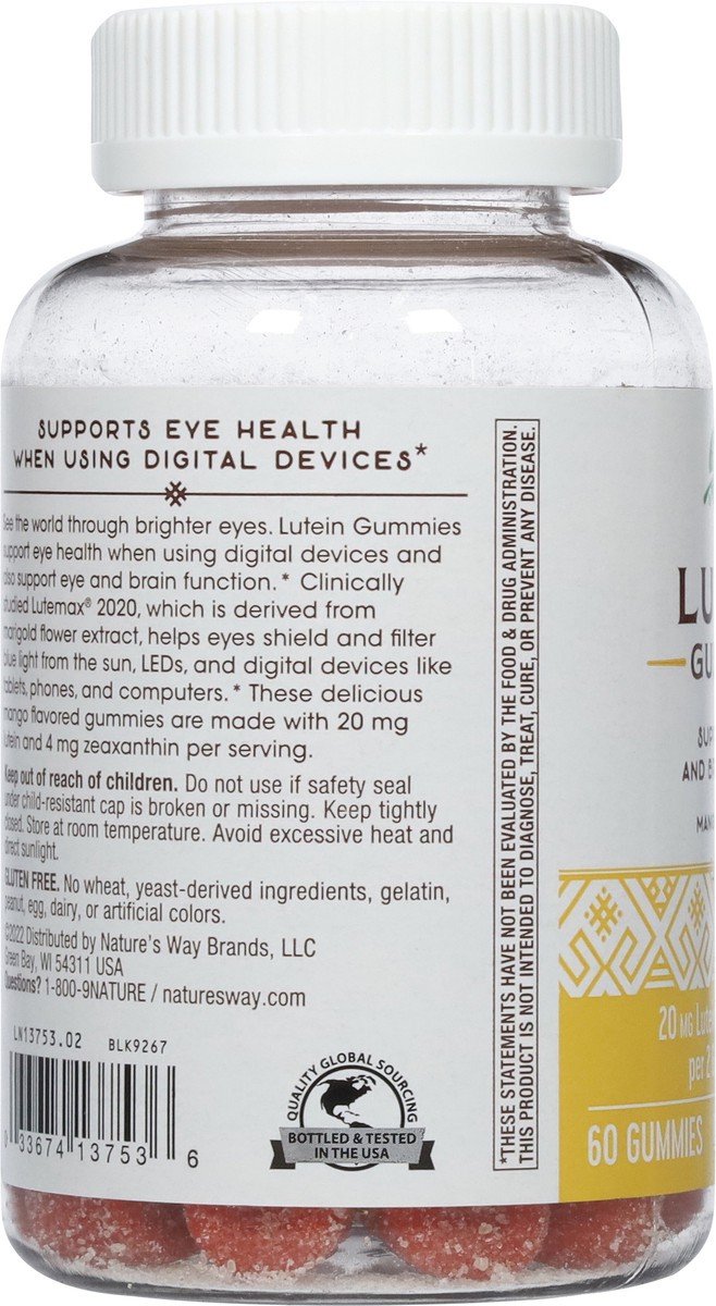 slide 7 of 9, Nature's Way Lutein Gummies, 60 ct