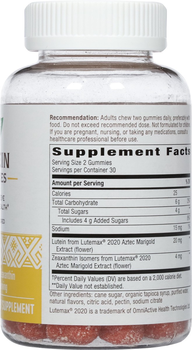 slide 8 of 9, Nature's Way Lutein Gummies, 60 ct