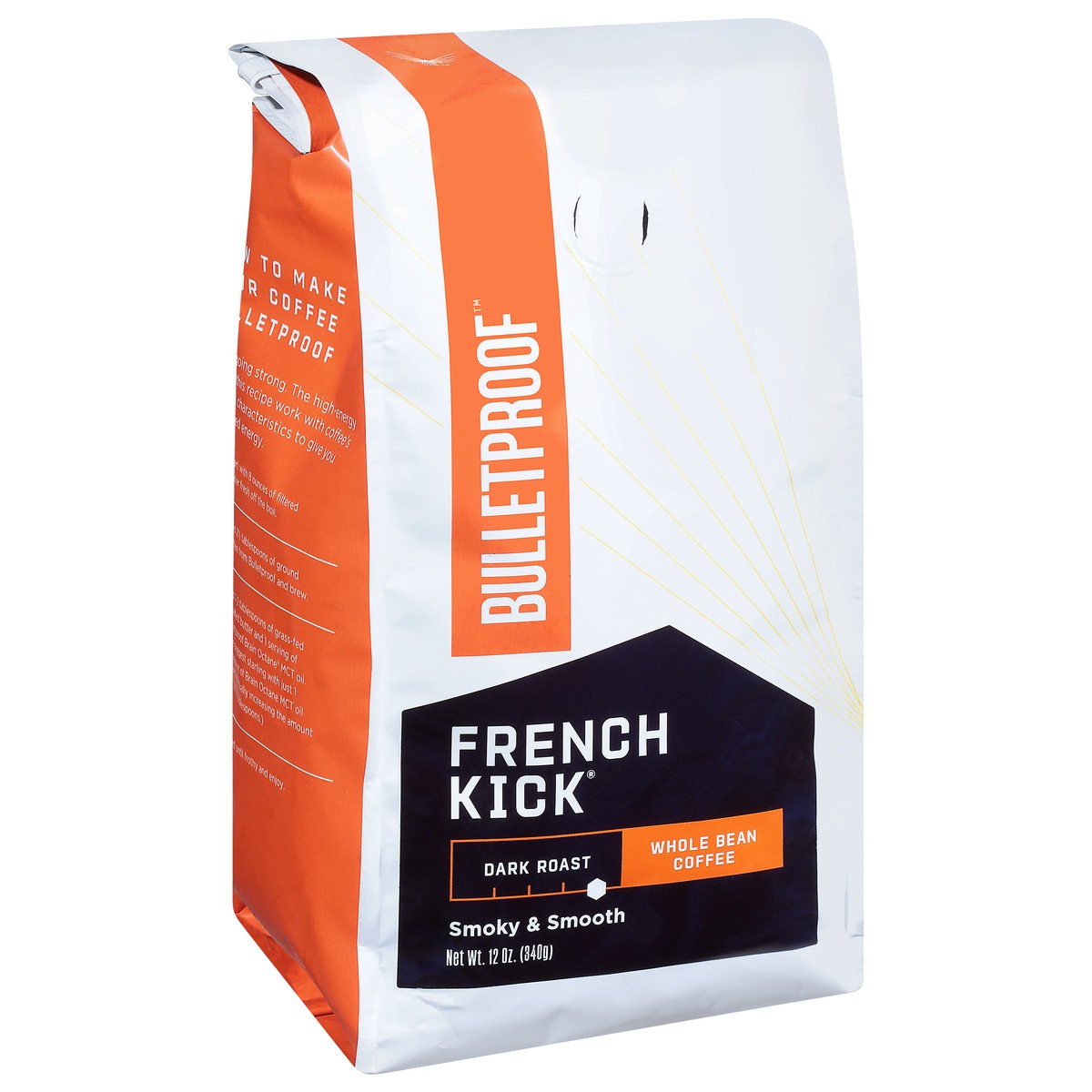 slide 7 of 9, Bulletproof French Kick Dark Roast Whole Bean French Kick Coffee - 12 oz, 12 oz