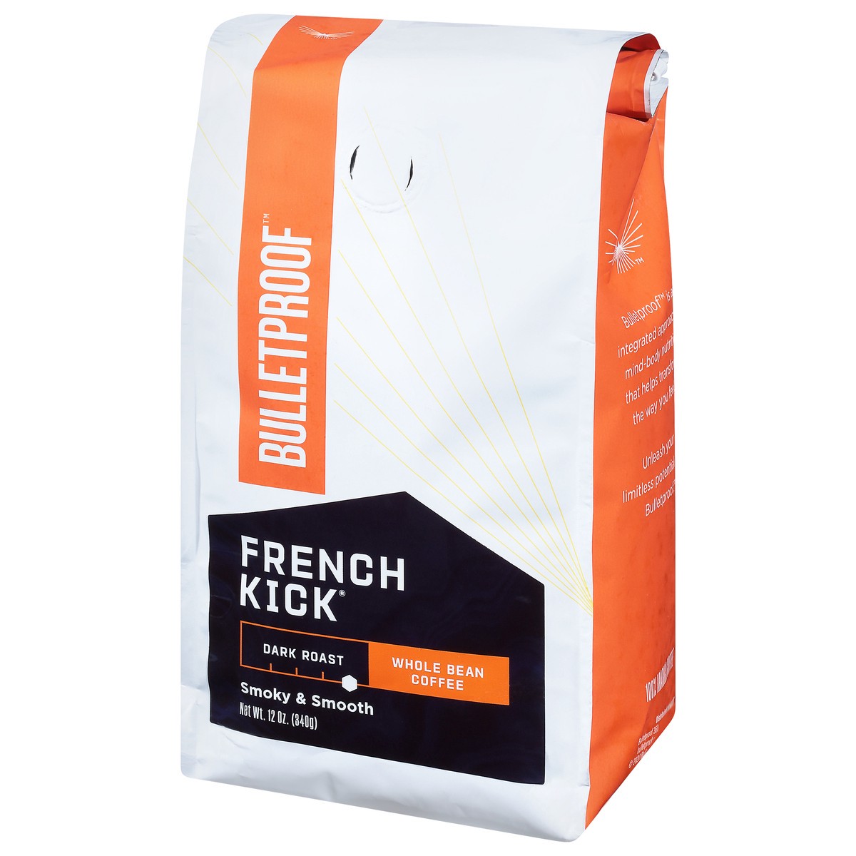 slide 9 of 9, Bulletproof French Kick Dark Roast Whole Bean French Kick Coffee - 12 oz, 12 oz