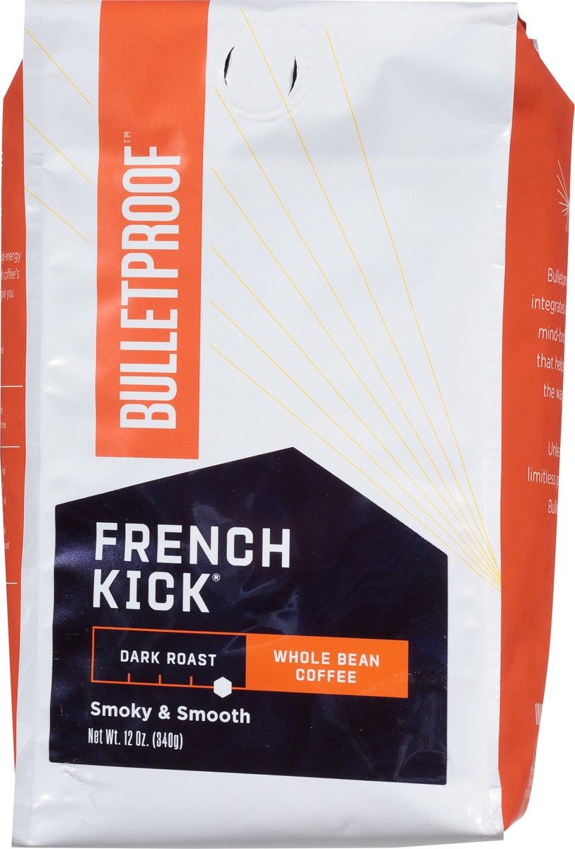 slide 8 of 9, Bulletproof French Kick Dark Roast Whole Bean French Kick Coffee - 12 oz, 12 oz