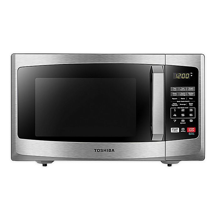 slide 1 of 10, Toshiba 0.9 cu. ft. Microwave Overn - Stainless Steel, 1 ct